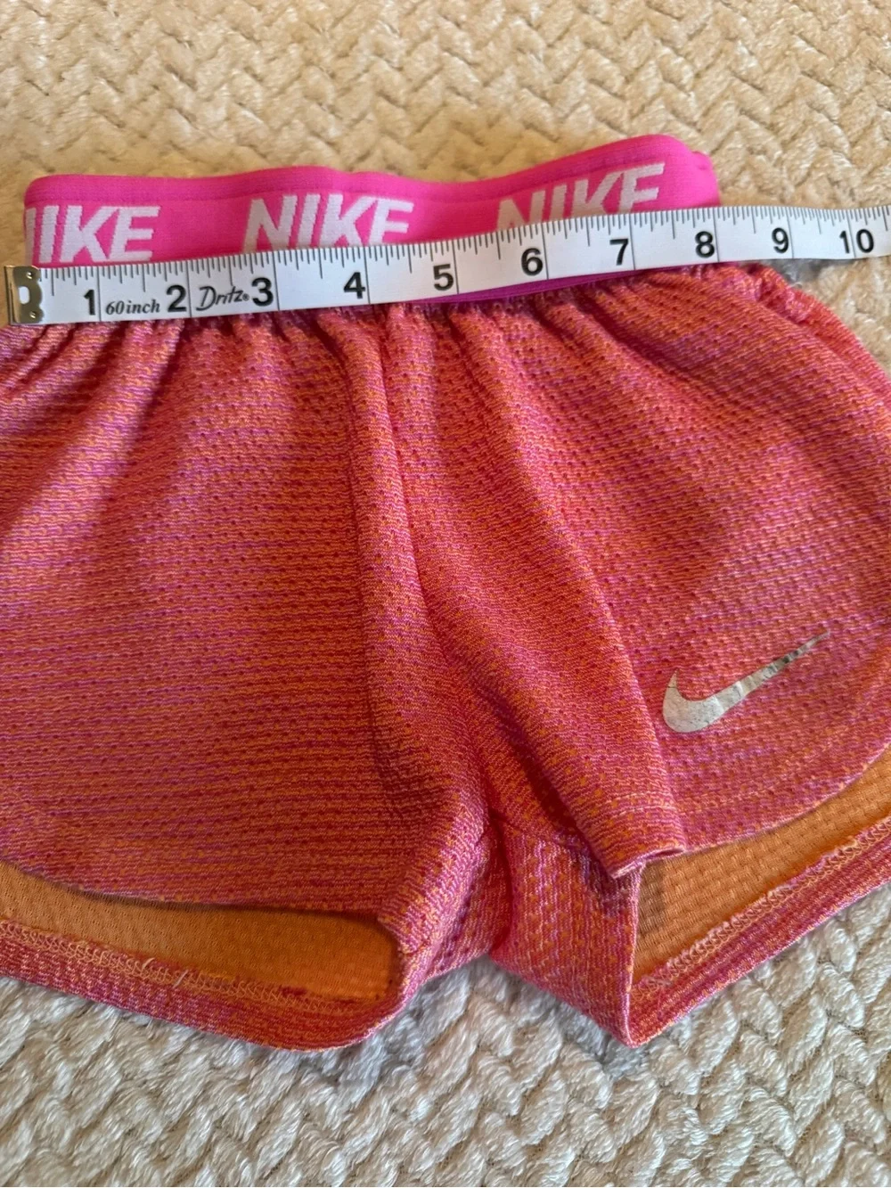 Nike Pink‎ Athletic Shorts with Logo Size 4T